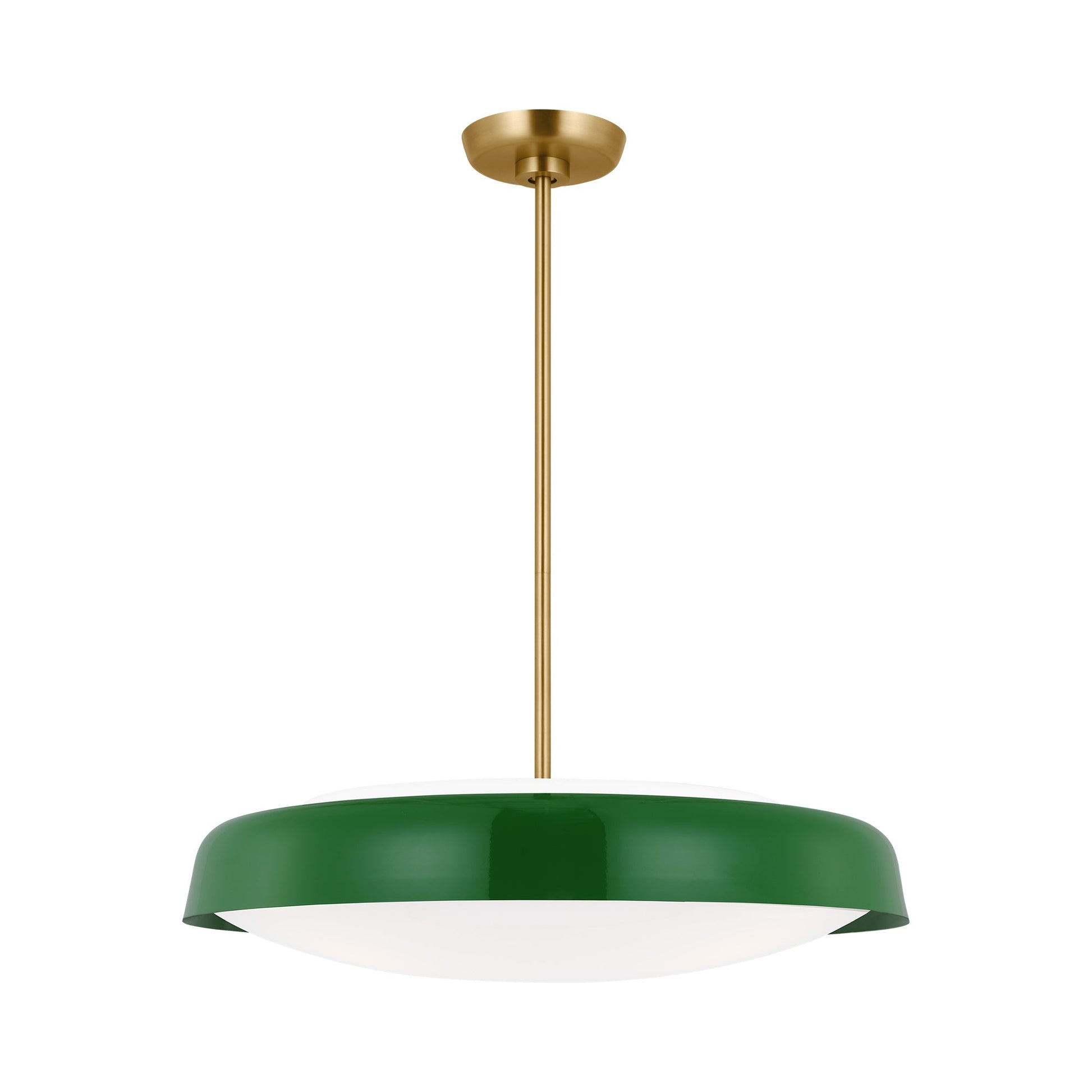 Draper Pendant Light in Green (Extra Large).