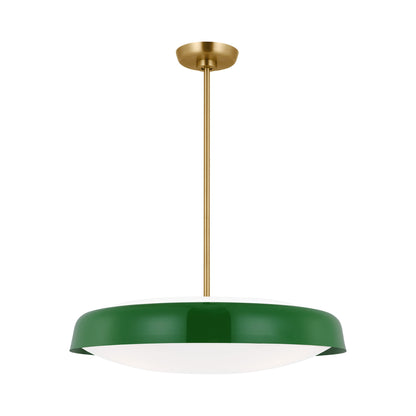 Draper Pendant Light in Green (Extra Large).