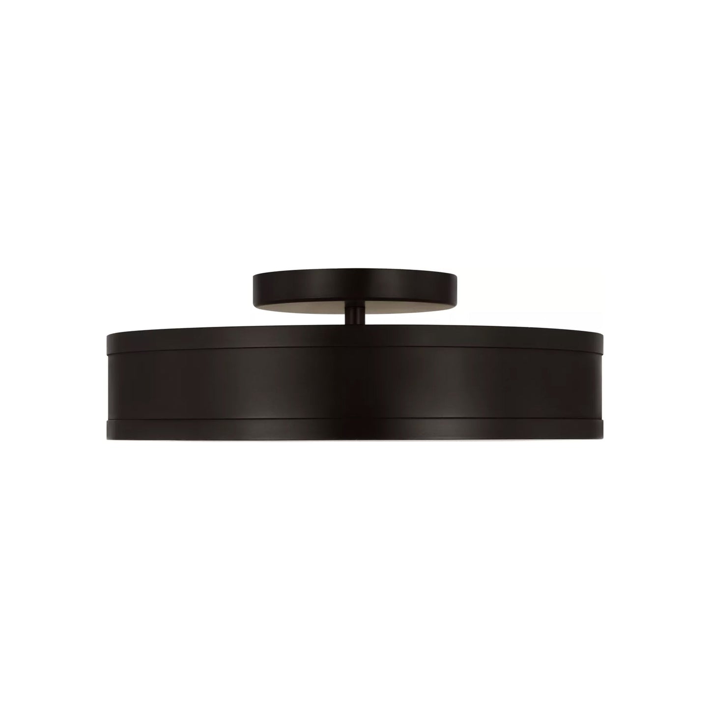 Dupont Round LED Semi Flush Mount Ceiling Light.
