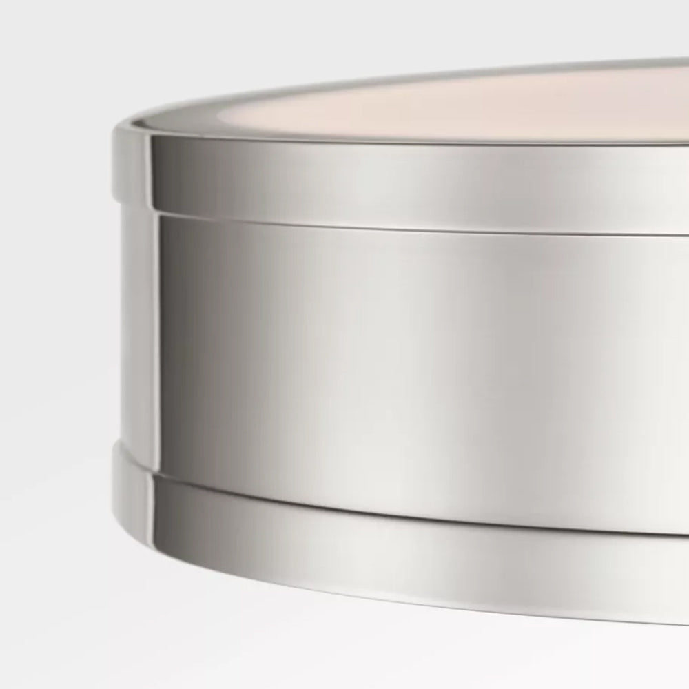 Dupont Round LED Semi Flush Mount Ceiling Light in Detail.