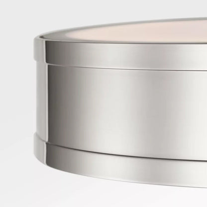 Dupont Round LED Semi Flush Mount Ceiling Light in Detail.