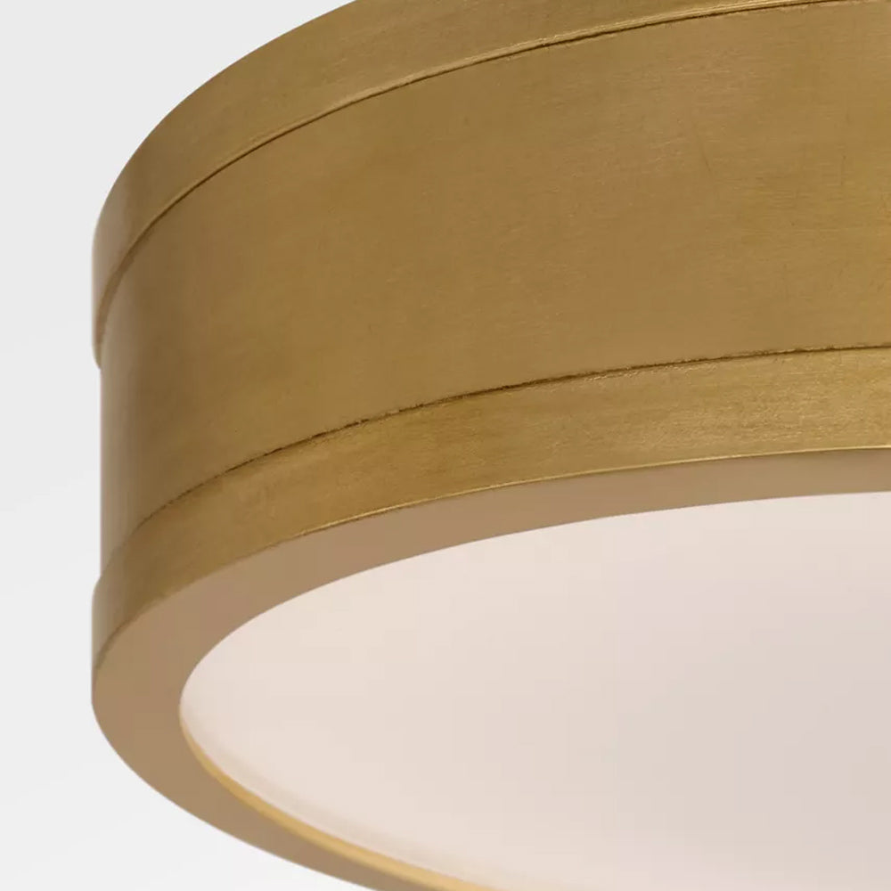 Dupont Round LED Semi Flush Mount Ceiling Light in Detail.