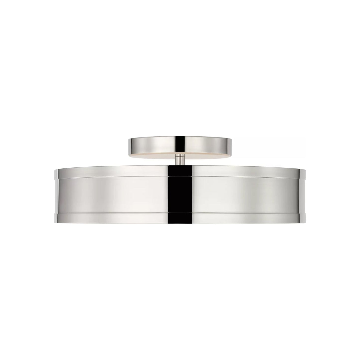 Dupont Round LED Semi Flush Mount Ceiling Light in Detail.
