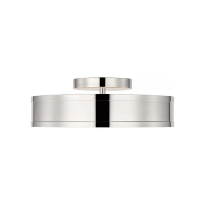 Dupont Round LED Semi Flush Mount Ceiling Light in Detail.