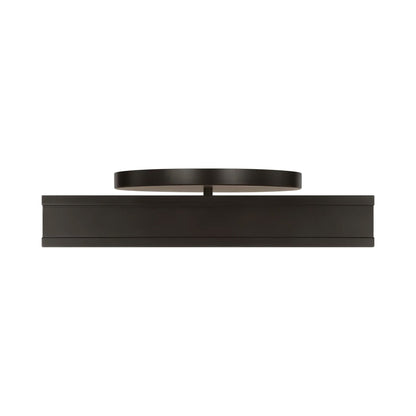 Dupont Square LED Semi Flush Mount Ceiling Light in Detail.