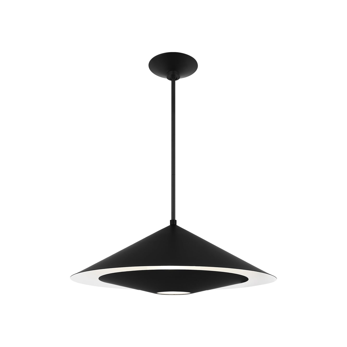 Echo Pendant Light in Midnight Black (Medium).
