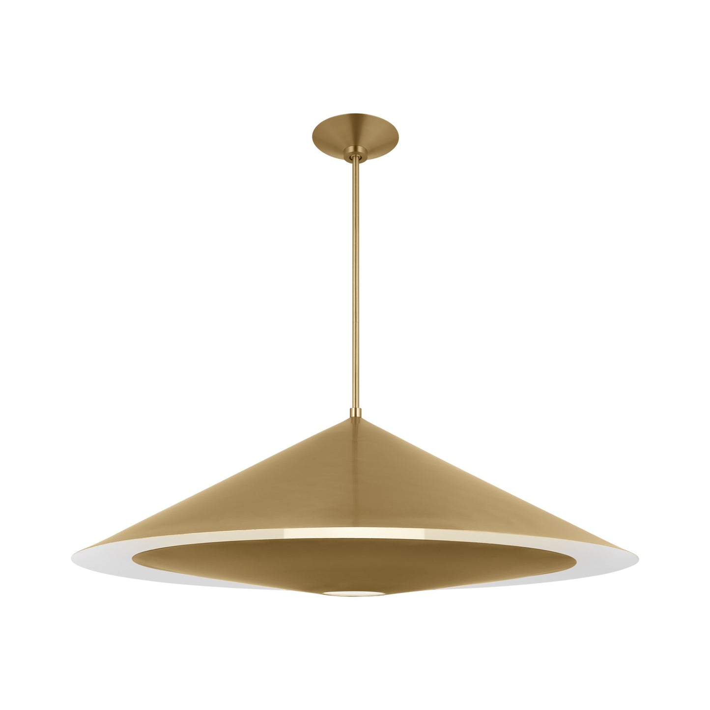 Echo Pendant Light in Burnished Brass (Large).