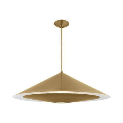 Echo Pendant Light in Burnished Brass (Large).