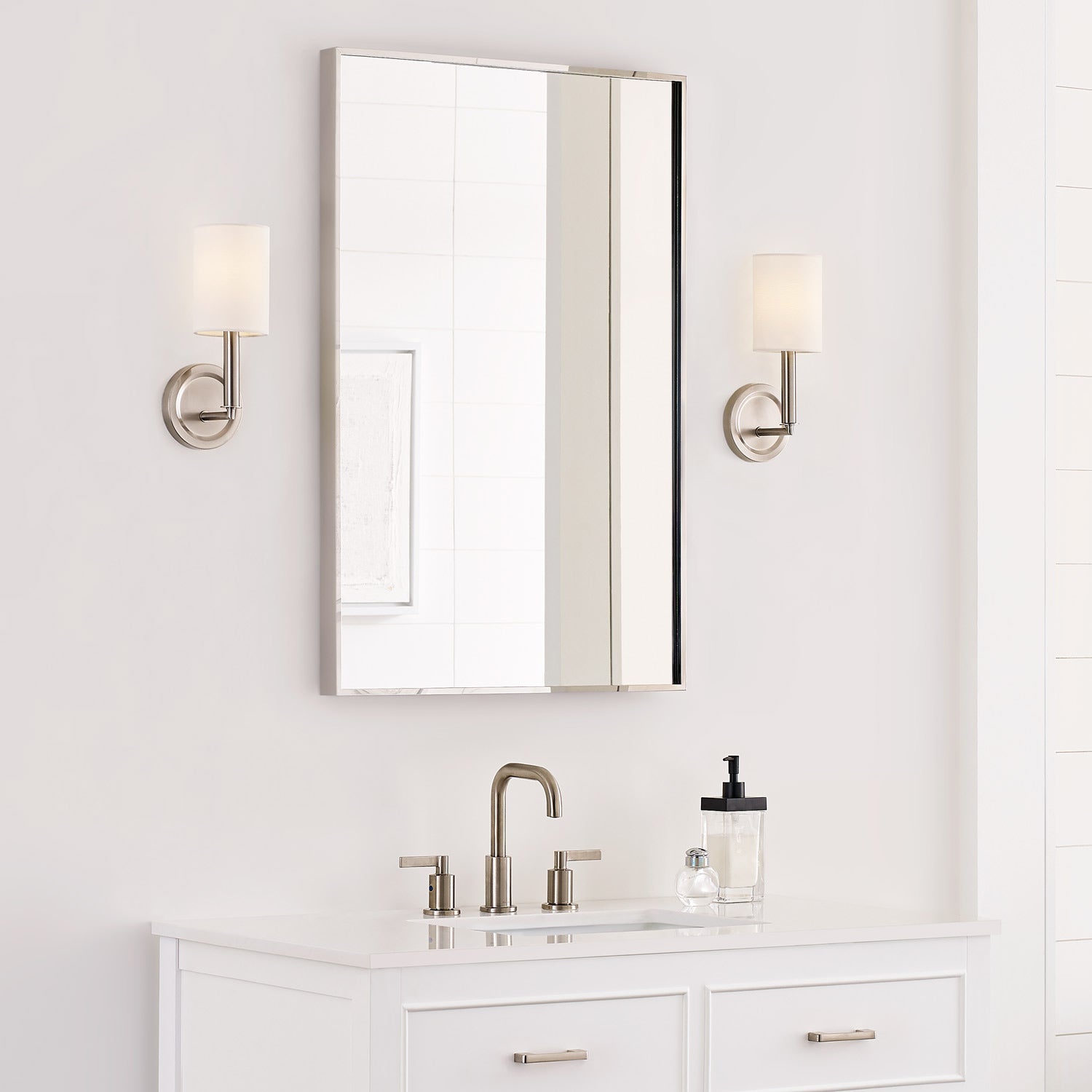 Egmont Bath Wall Light in bathroom.