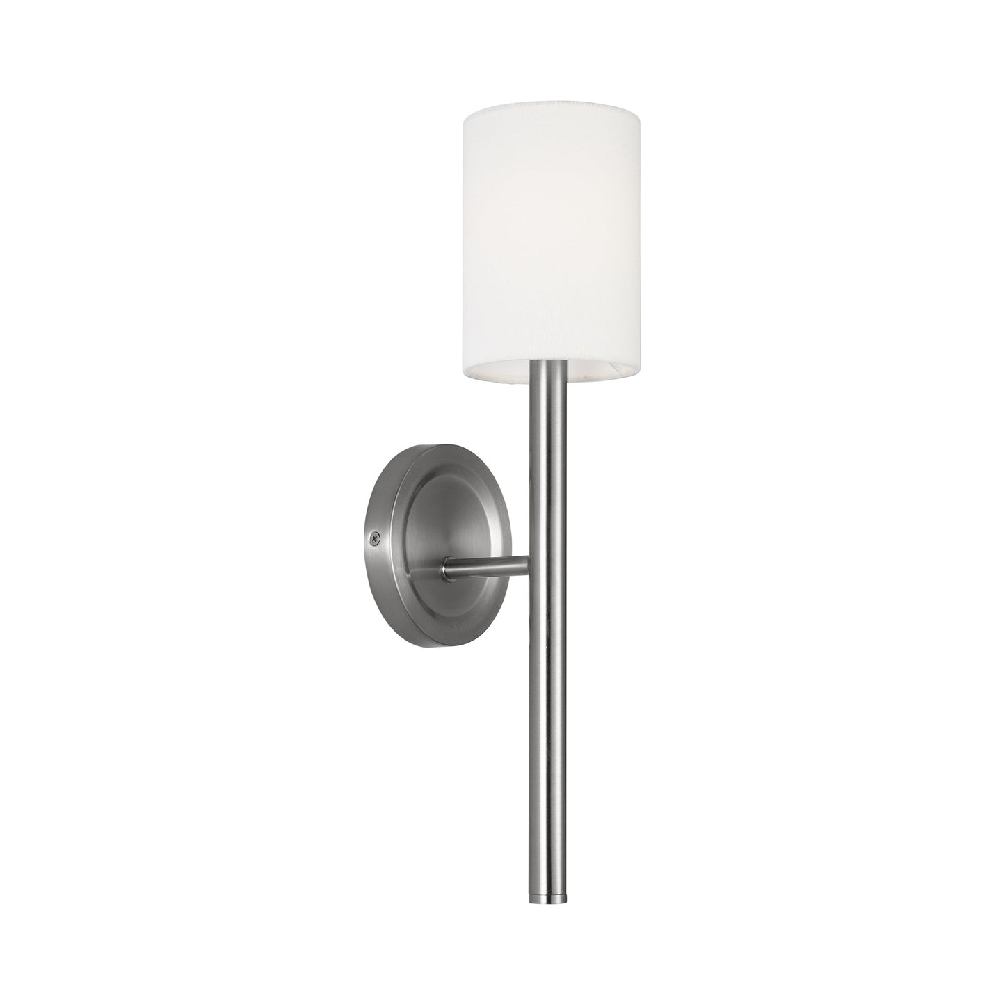 Egmont Wall Light in Brushed Nickel.