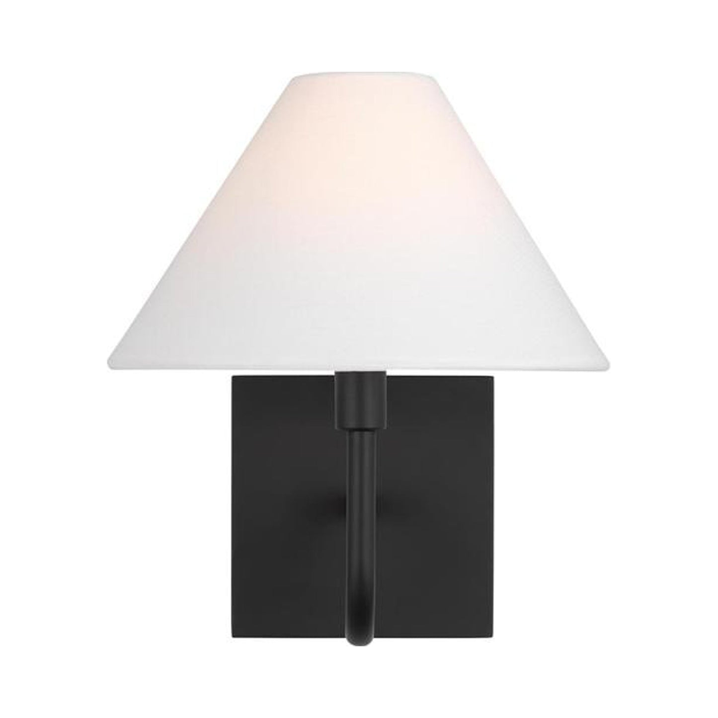 Eldon Bath Wall Light in Midnight Black.