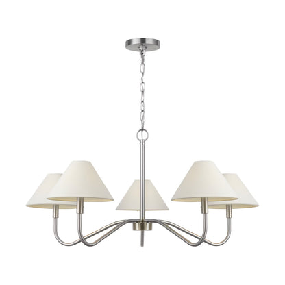 Eldon Chandelier in Brushed Nickel (Large).