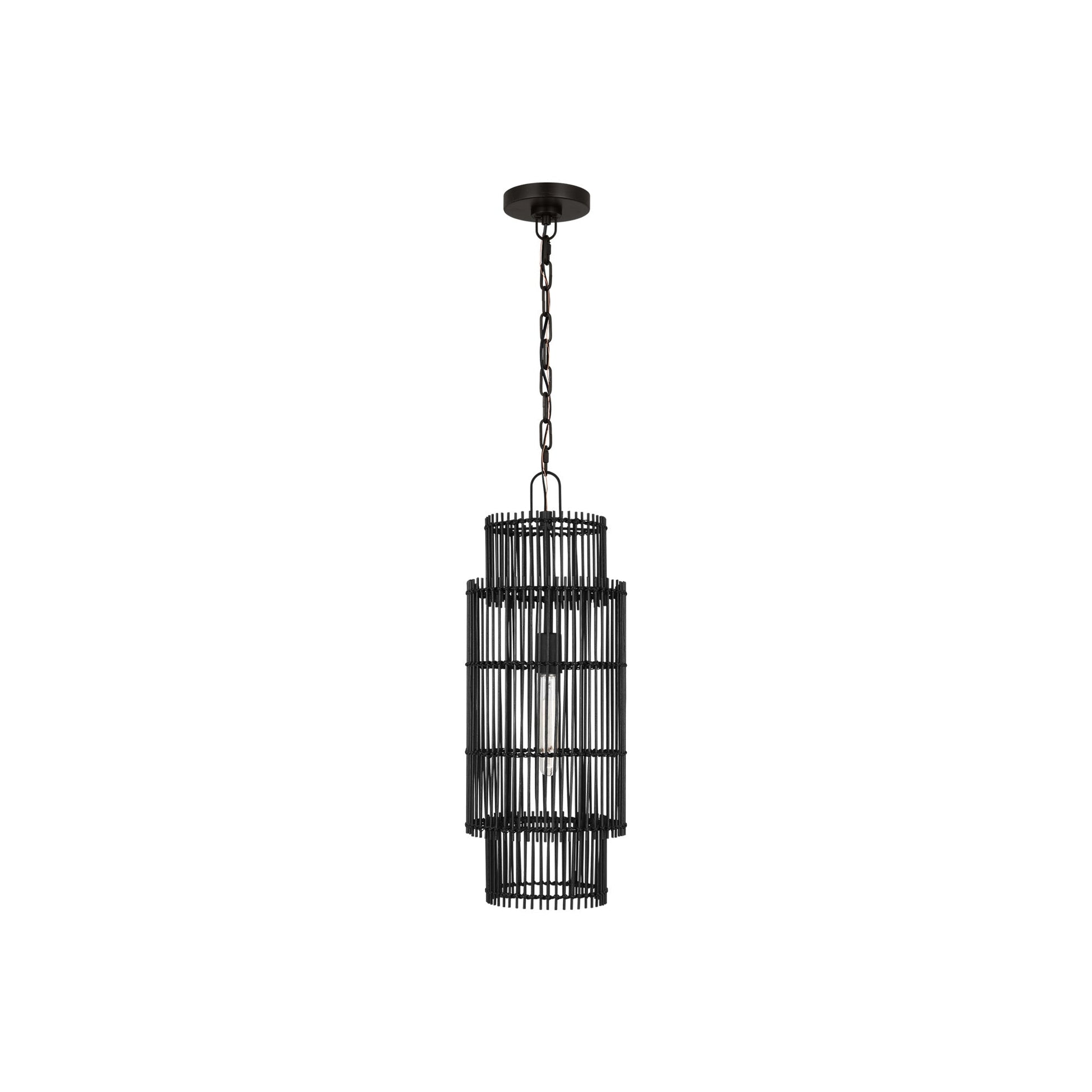 Elio Pendant Light in Aged Iron (Small).