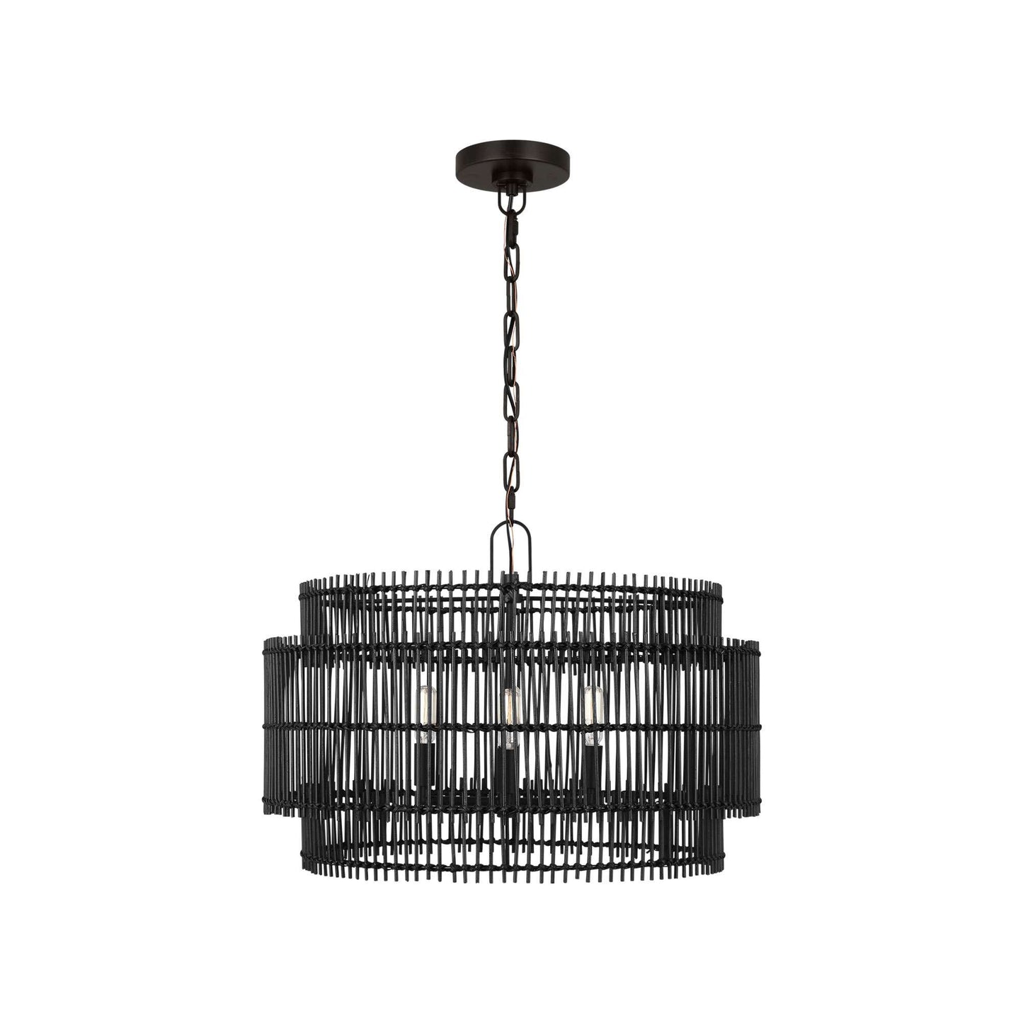 Elio Pendant Light in Aged Iron (Medium).