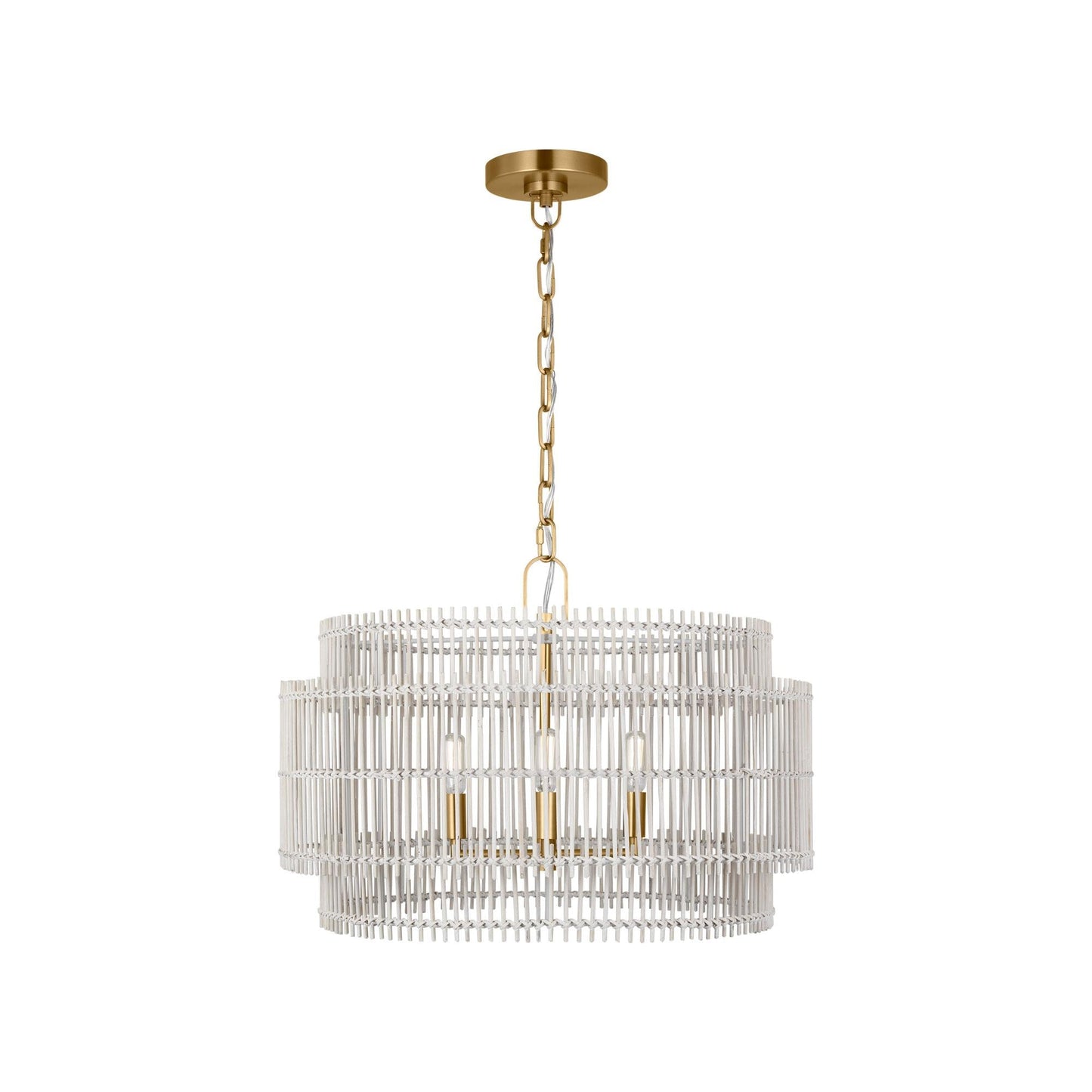 Elio Pendant Light in Burnished Brass (Medium).