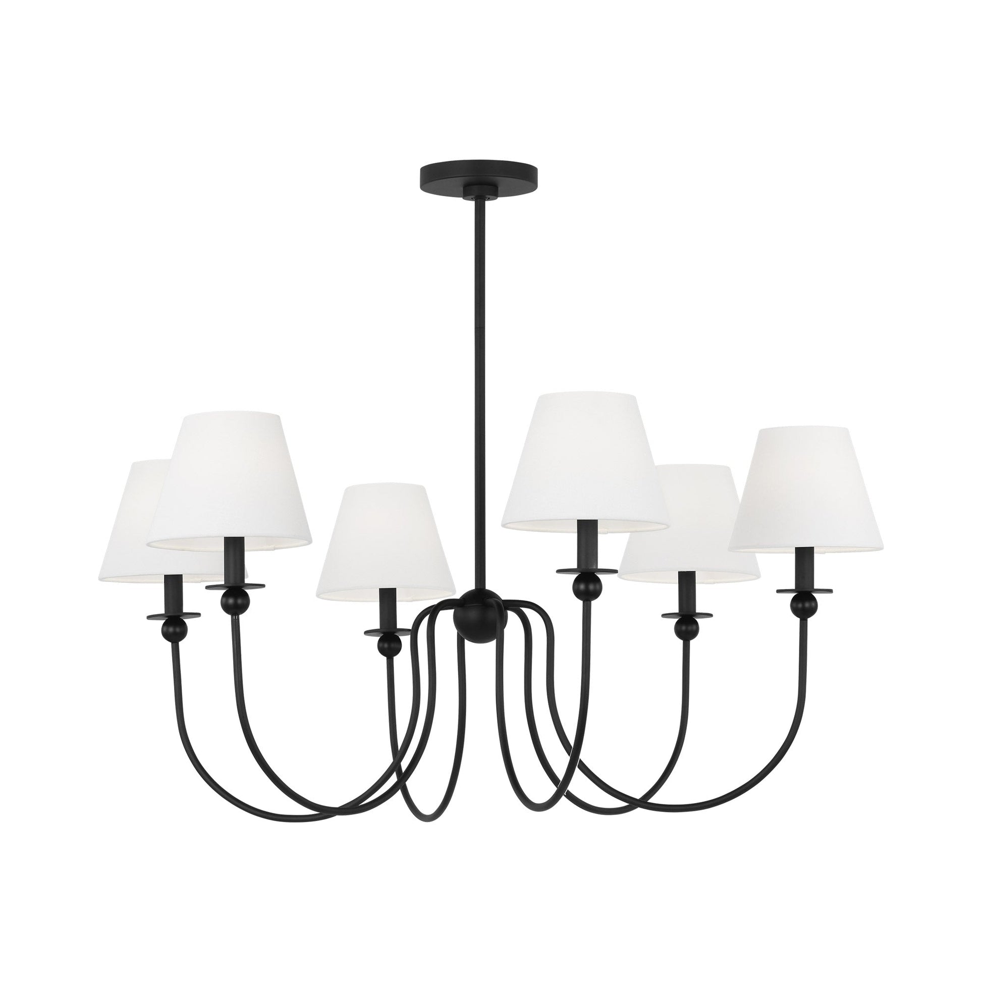Elsay Chandelier in Midnight Black (Large).