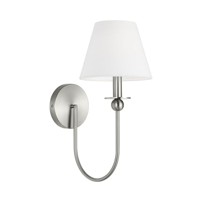 Elsay Wall Light in Brushed Nickel.
