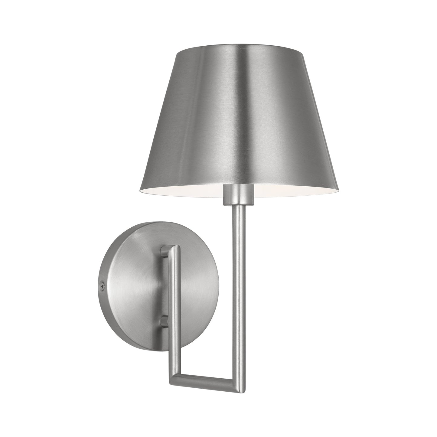 Ender Wall Light in Brushed Nickel.