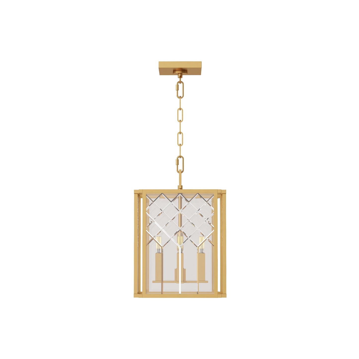 Erro Pendant Light in Burnished Brass (Small).
