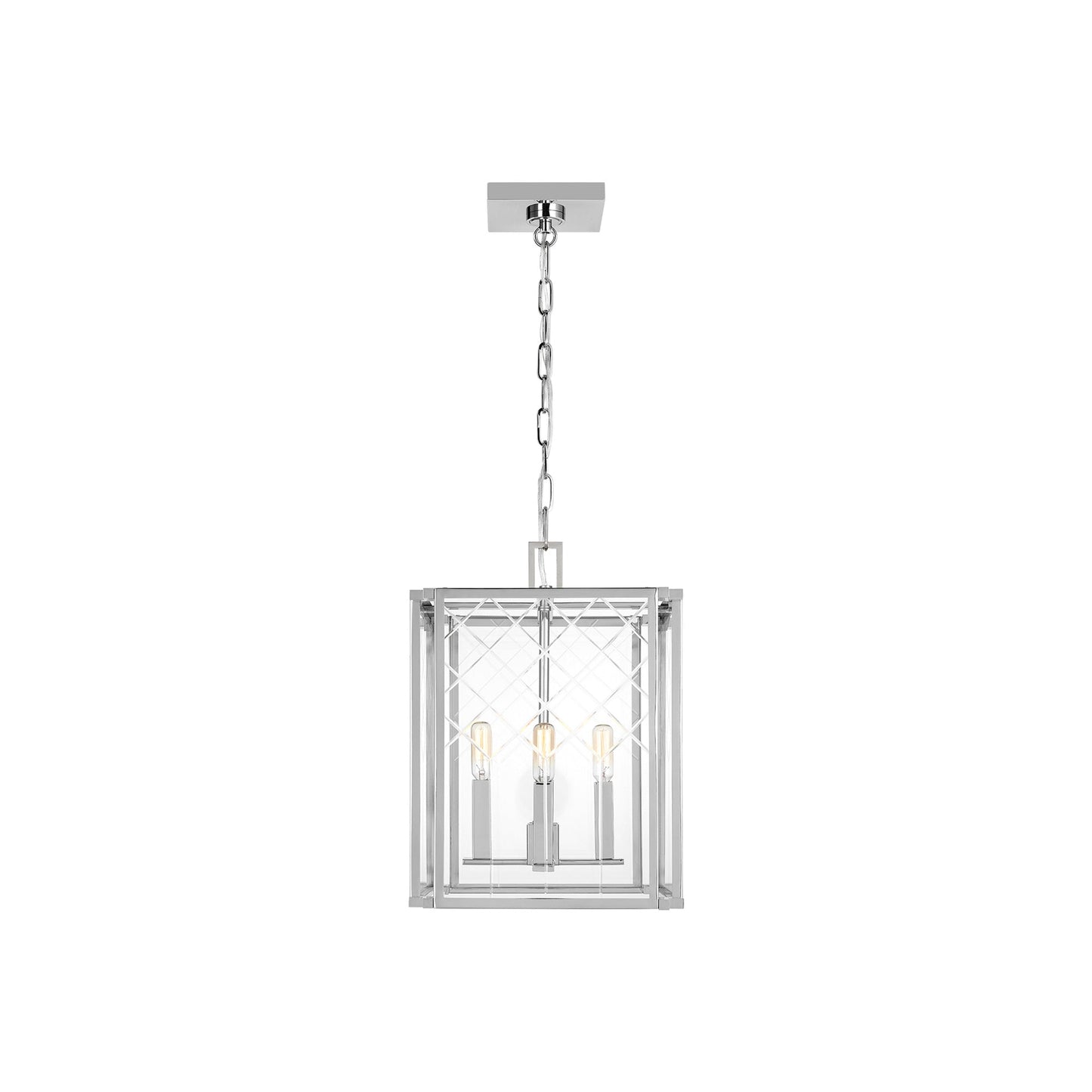 Erro Pendant Light in Polished Nickel (Small).