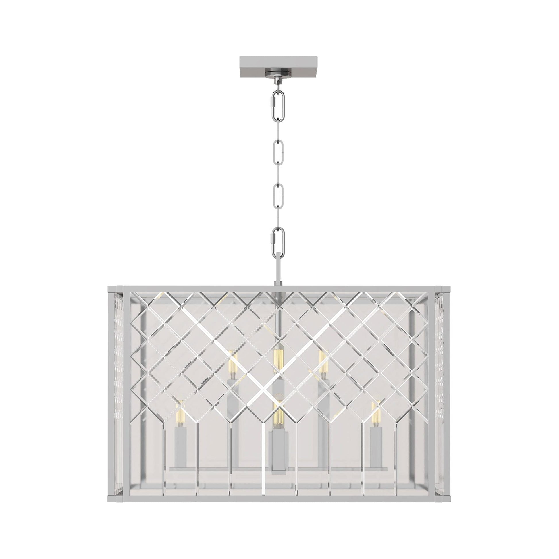 Erro Pendant Light in Polished Nickel (Large).