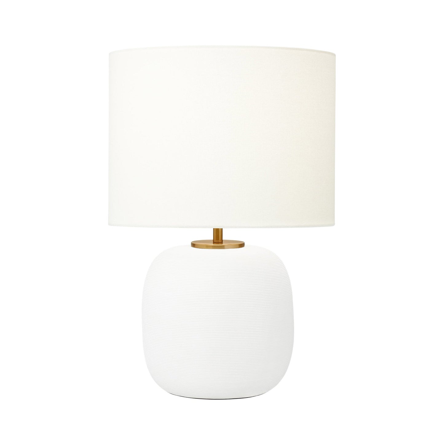 Fanny LED Table Lamp in Matte White (Wide).