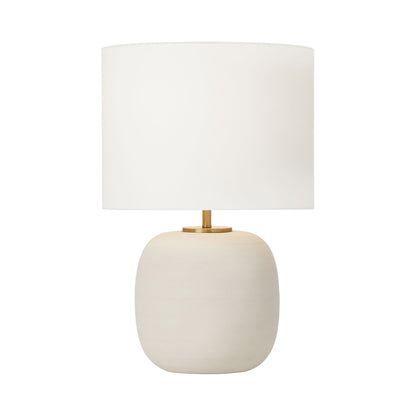 Fanny LED Table Lamp in Matte Concrete (Wide).