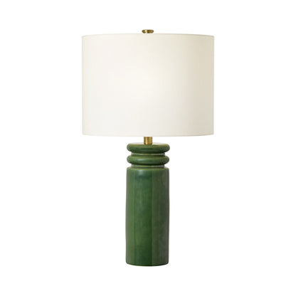 Feikudo Table Lamp in Glossy Light Green.