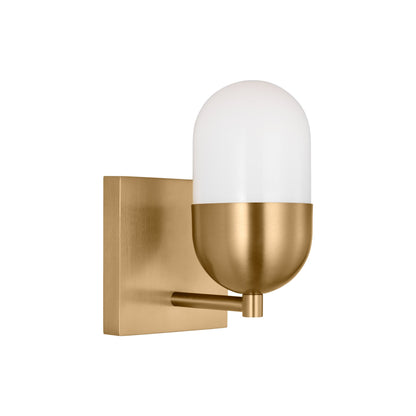 Foster Bath Vanity Light in Satin Brass (Small).