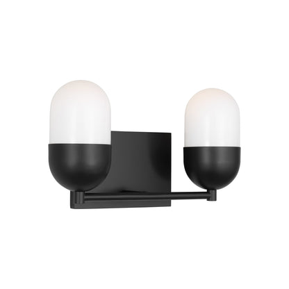 Foster Bath Vanity Light in Midnight Black (Medium).