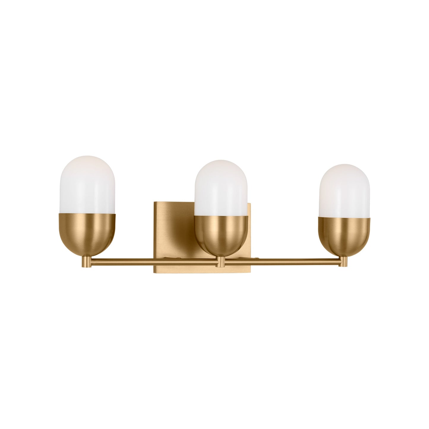 Foster Bath Vanity Light in Satin Brass (Large).