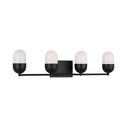Foster Bath Vanity Light in Midnight Black (X-Large).