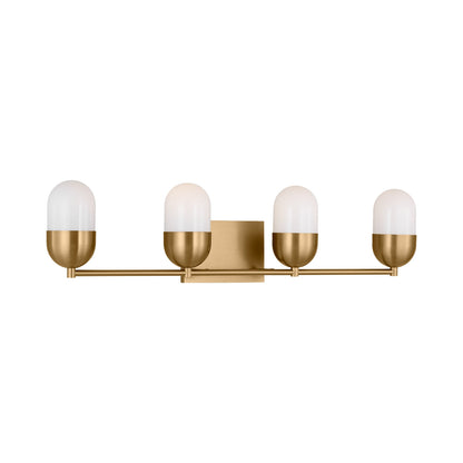 Foster Bath Vanity Light in Satin Brass (X-Large).