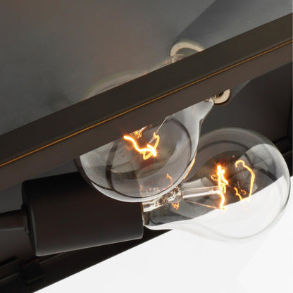 Founders Outdoor Flush Mount Ceiling Light in Detail.