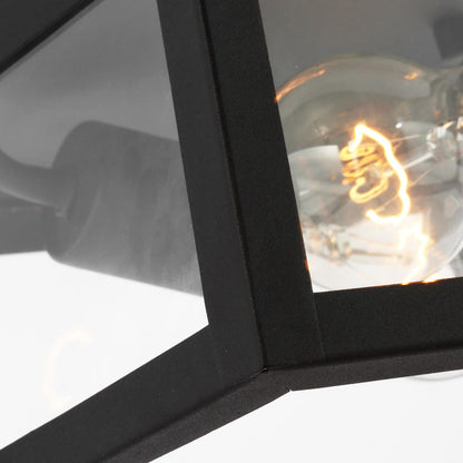 Founders Outdoor Flush Mount Ceiling Light in Detail.