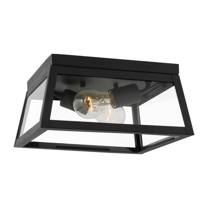 Founders Outdoor Flush Mount Ceiling Light in Detail.