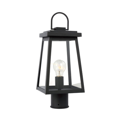 Founders Outdoor Post Light in Black (Bulb Not Included).
