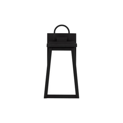 Founders Outdoor Wall Light in Black (Small/LED Bulb).