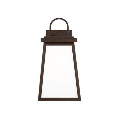 Founders Outdoor Wall Light in Antique Bronze (Medium/LED Bulb).