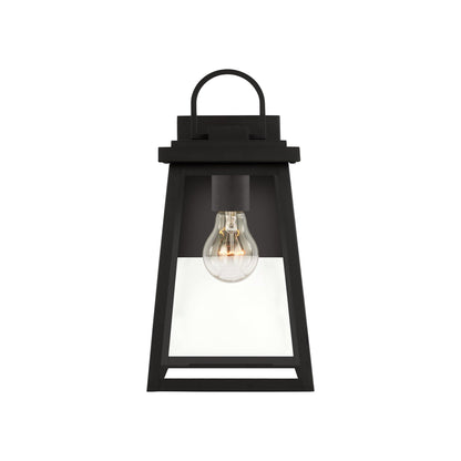 Founders Outdoor Wall Light in Black (Medium/Bulb Not Included).