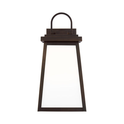 Founders Outdoor Wall Light in Antique Bronze (Large/LED Bulb).