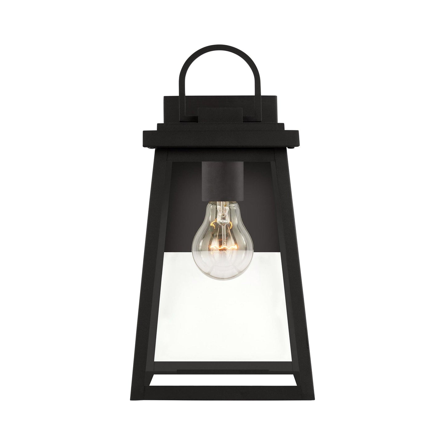 Founders Outdoor Wall Light in Black (Large/Bulb Not Included).