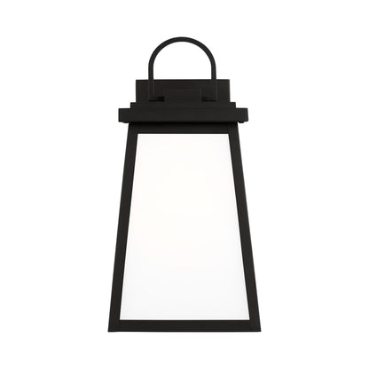 Founders Outdoor Wall Light in Black (Large/LED Bulb).