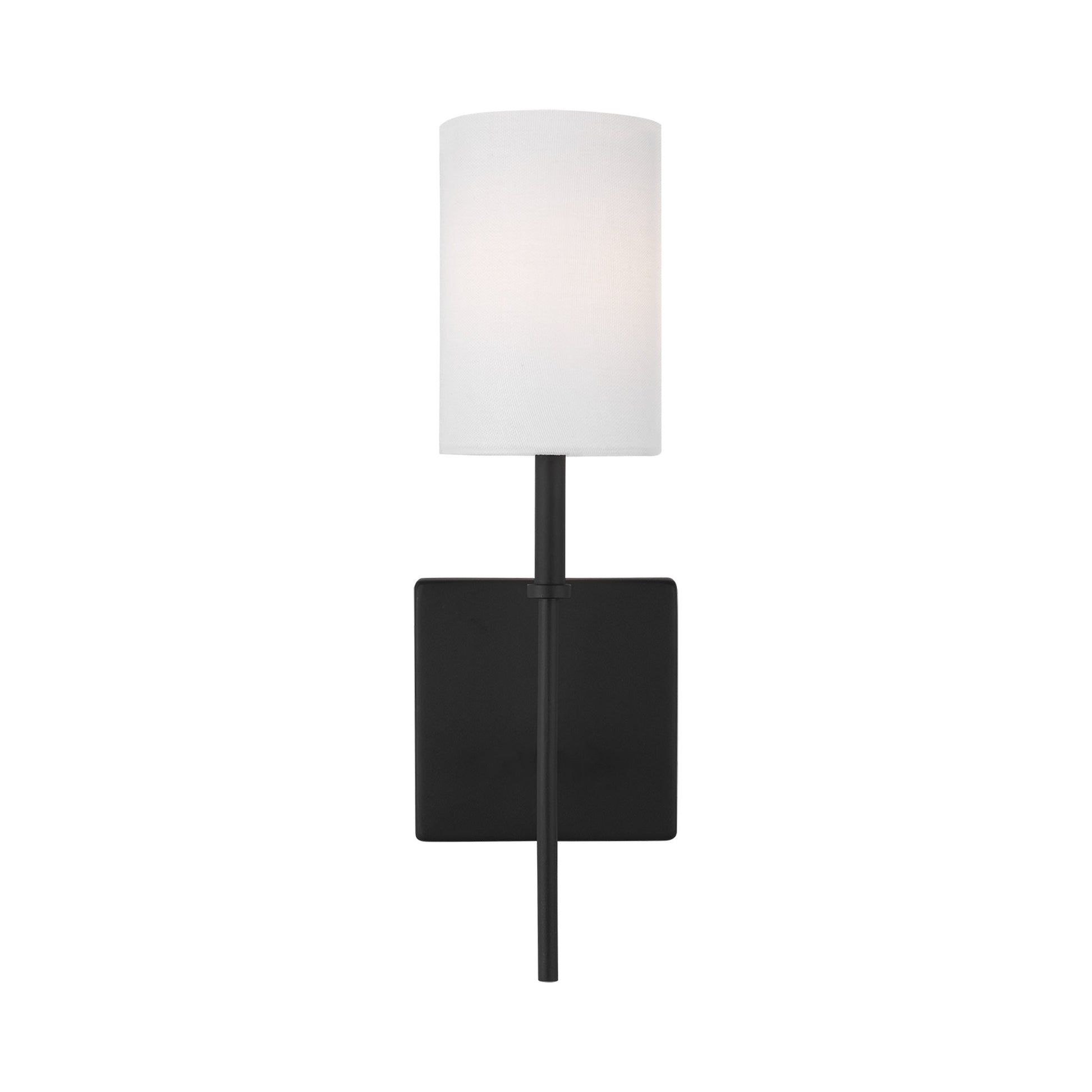 Foxdale Bath Wall Light in Midnight Black.