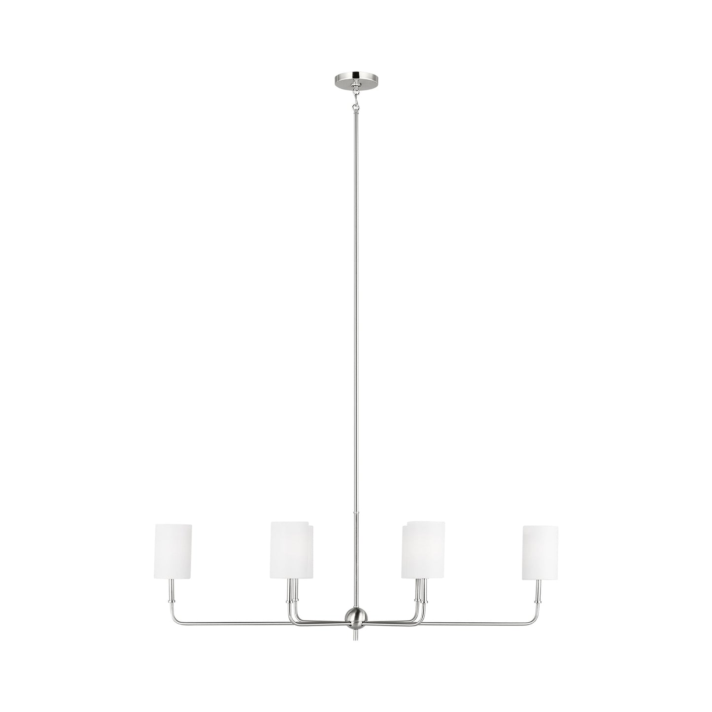 Foxdale Chandelier in Brushed Nickel (6-Light).