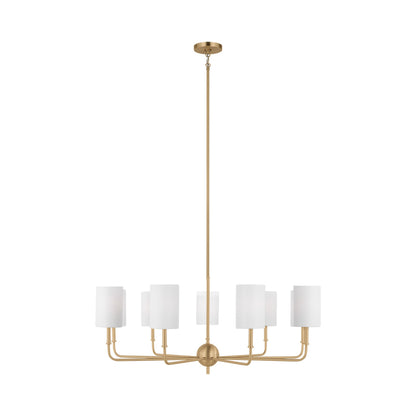 Foxdale Chandelier in Satin Brass (9-Light).