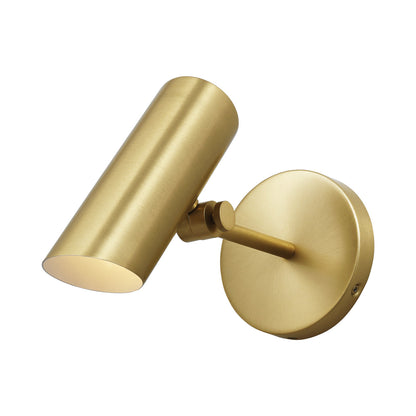 Frasar Wall Light in Satin Brass.