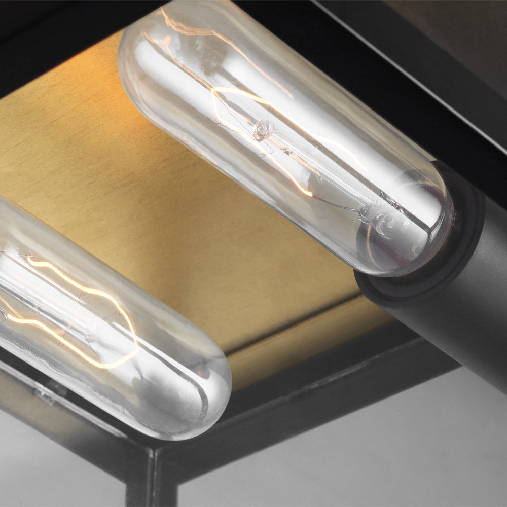 Freeport Outdoor Flush Mount Ceiling Light in Detail.