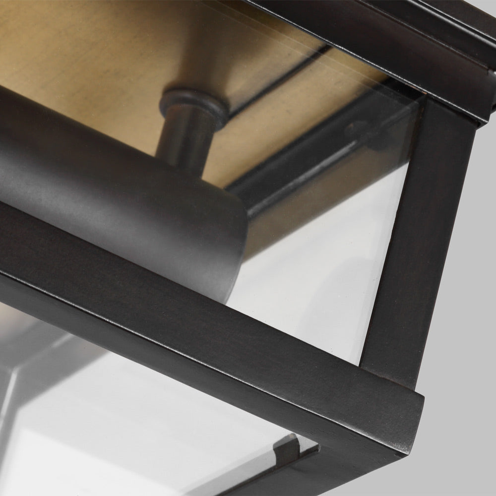 Freeport Outdoor Flush Mount Ceiling Light in Detail.