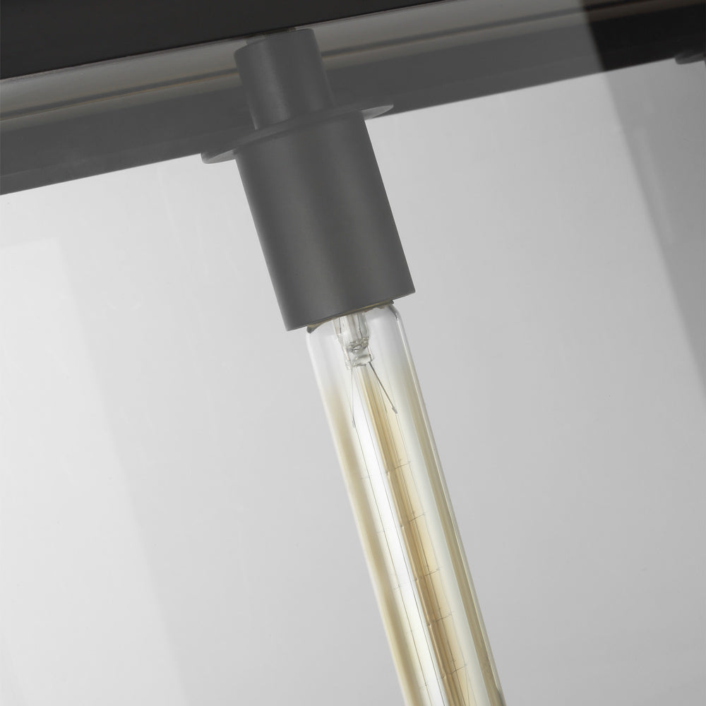 Freeport Outdoor Linear Chandelier in Detail.